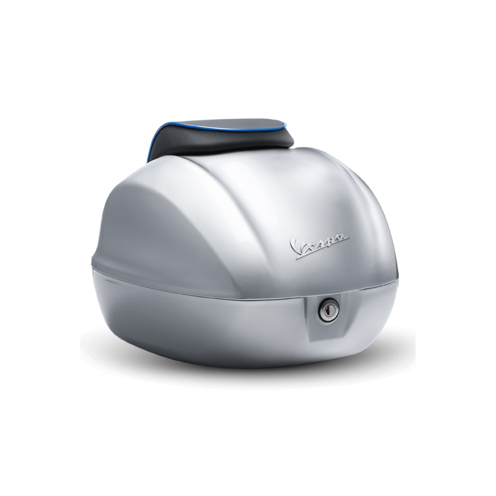 Top case Vespa 32 L argenté 719/C sans dossier