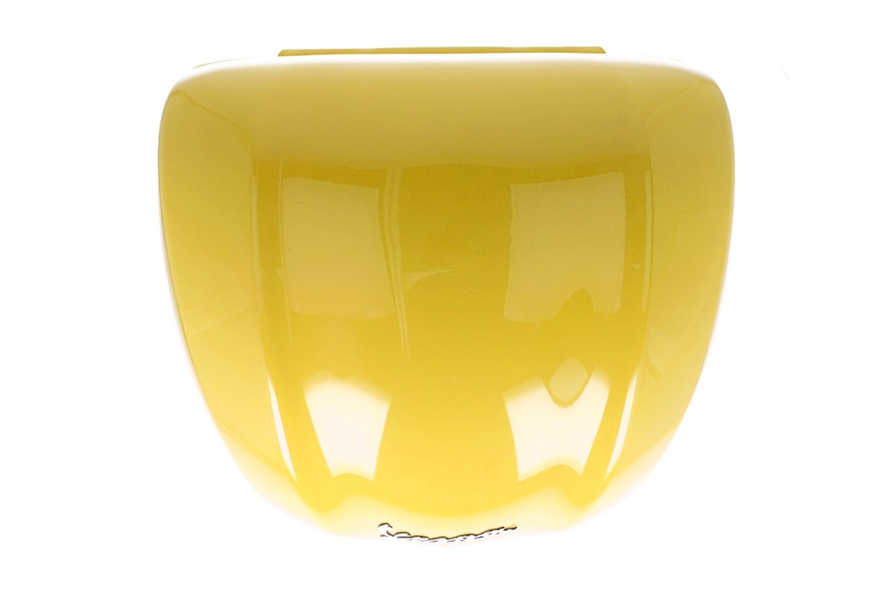 Top case Vespa 32 L jaune brillant L08 sans dossier