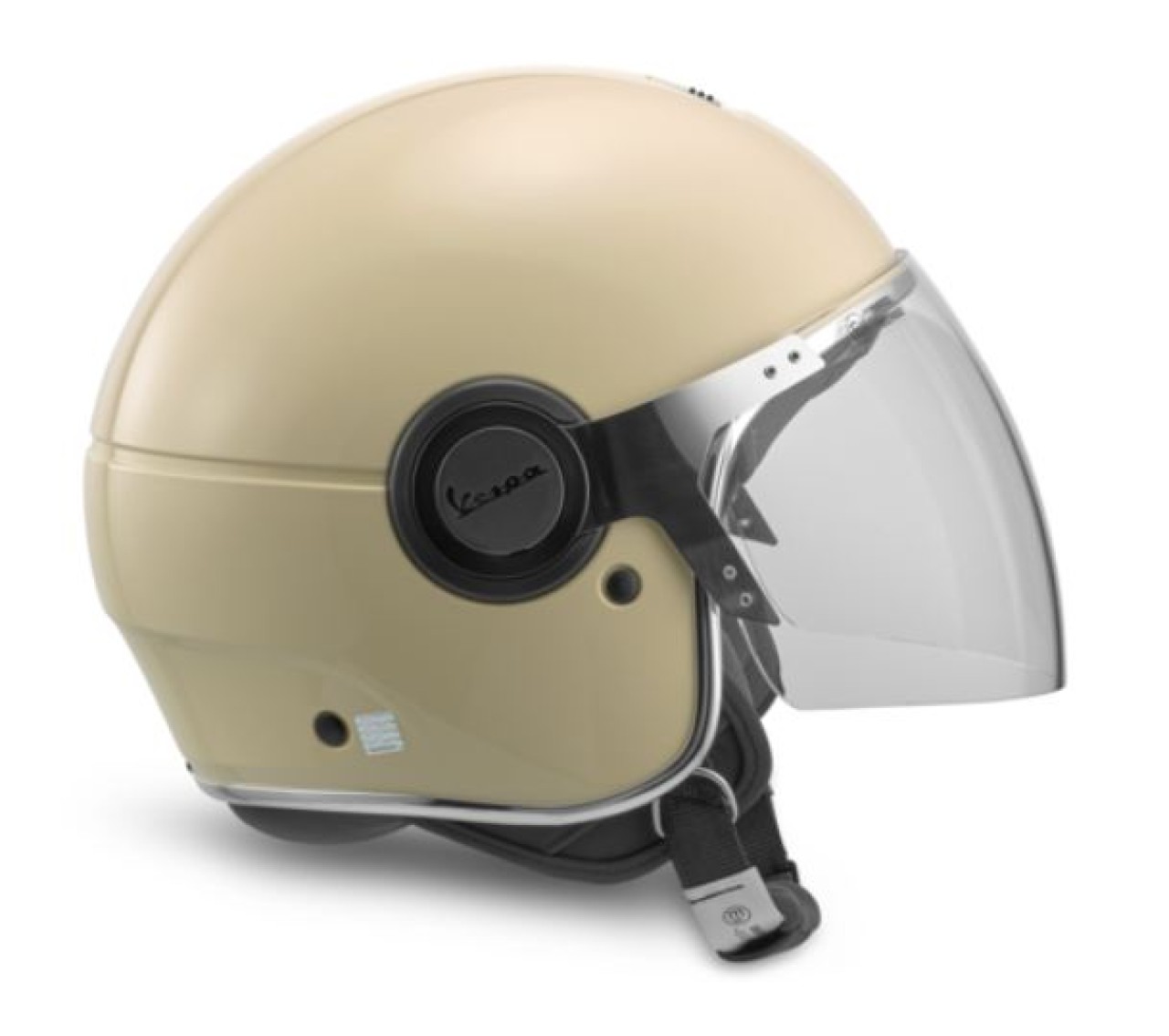 Vespa casque jet Demi Jet, beige argentario
