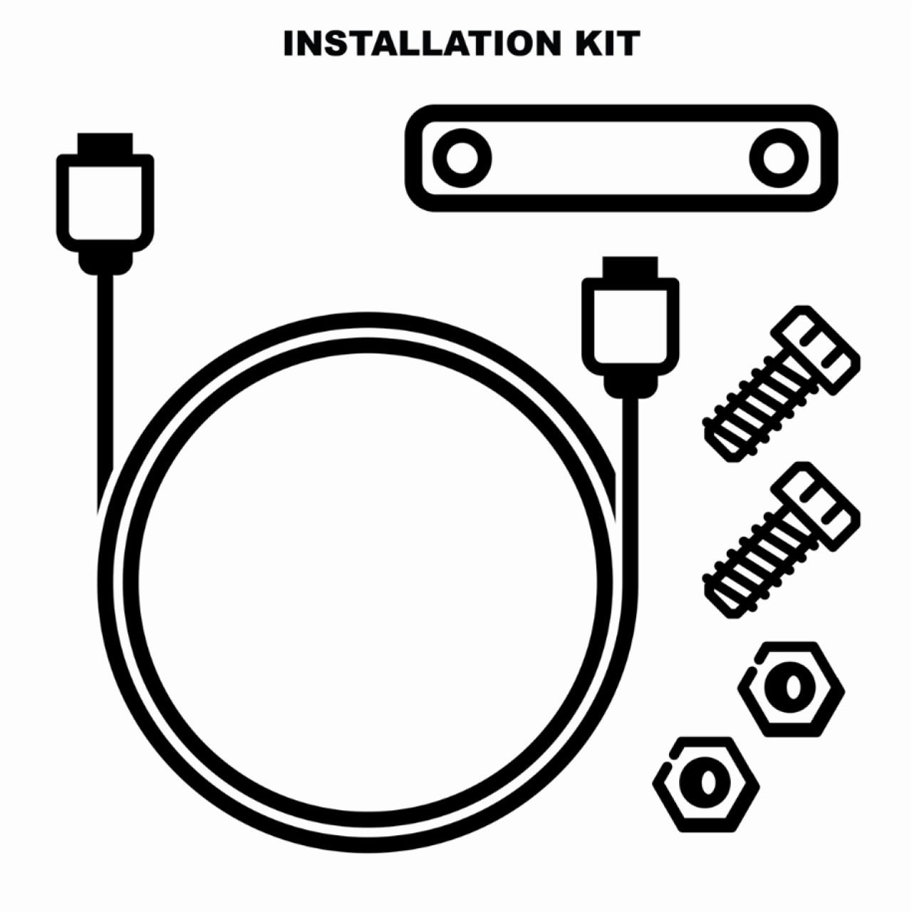 Kit d'installation pour le calculateur accessoire de chauffage pour Vespa GTS (22-)