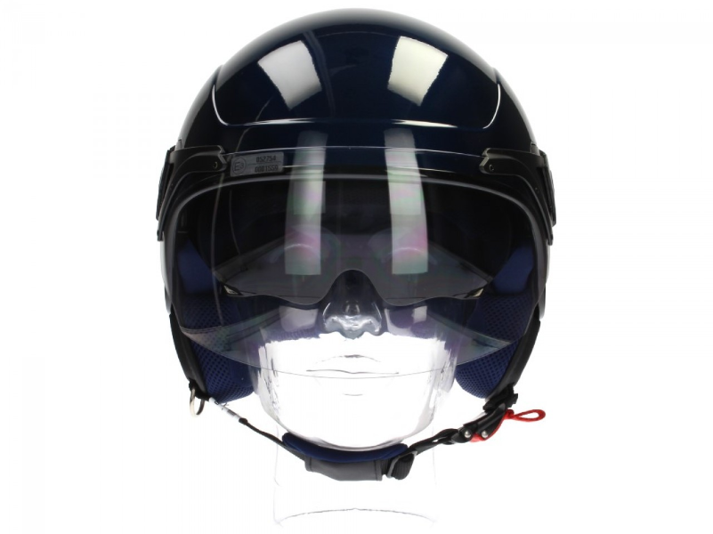 Casque jet Piaggio PJ bleu