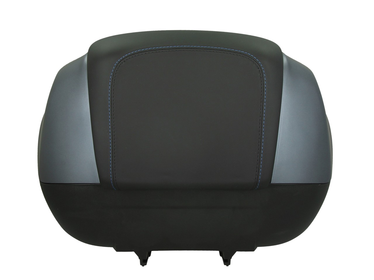 Top case 37 L avec dossier pour Piaggio MP3 HPE Maxi 400 Sport / Maxi 530 Exclusive - grigio titani