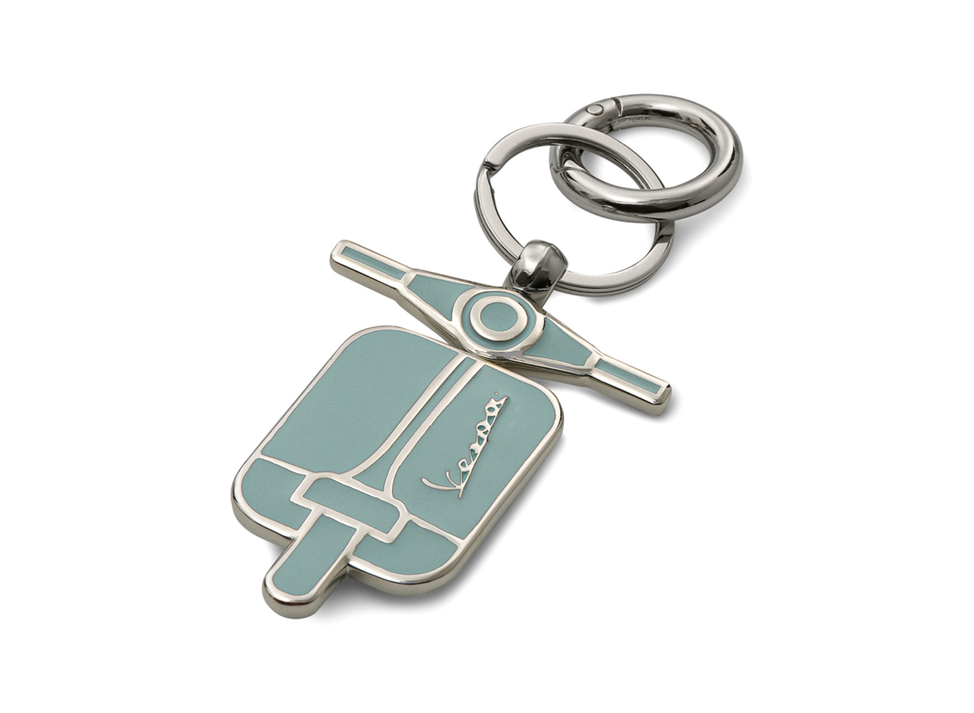 Porte-clés Vespa Origin vert, collection DEC