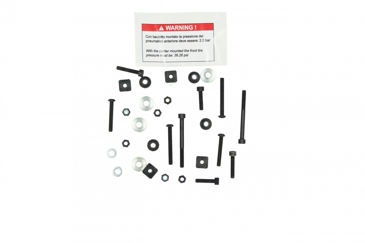 Top Case Kit 36 l. Gris Cloud G04 Original Piaggio pour Beverly HPE (plaque de maintien incluse)