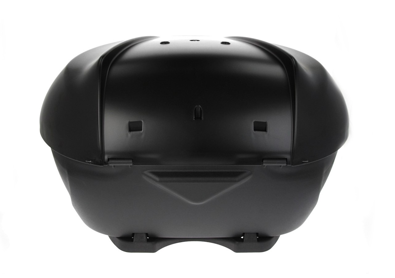 Top Case Kit 36 l. Noir Meteora 93/B Original Piaggio pour Beverly HPE (plaque de maintien incluse)